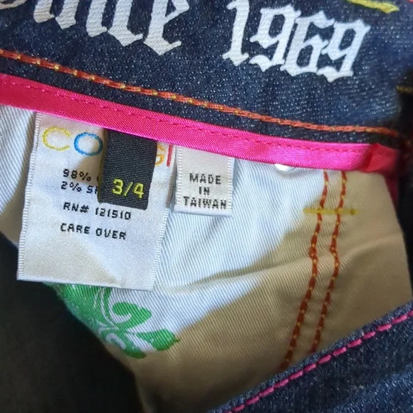 Y2K COOGI Boot Cut Jeans Size 3/4 in seam 33 and 1/2 - Picture 11 of 14